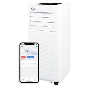 Suntec Aire acondicionado portatil Coolfixx 2.0 ECO R290 APP - Climatizador 1800 frigoria / 7000 btu - 3en1 Refrigeración, Ventilación , Deshumidificación - Silencioso - Hasta 25m2 - Smart Home Wifi [Clase de eficiencia energética A]